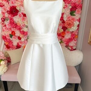 By Watters | Mini Tie Back with Bow Dress